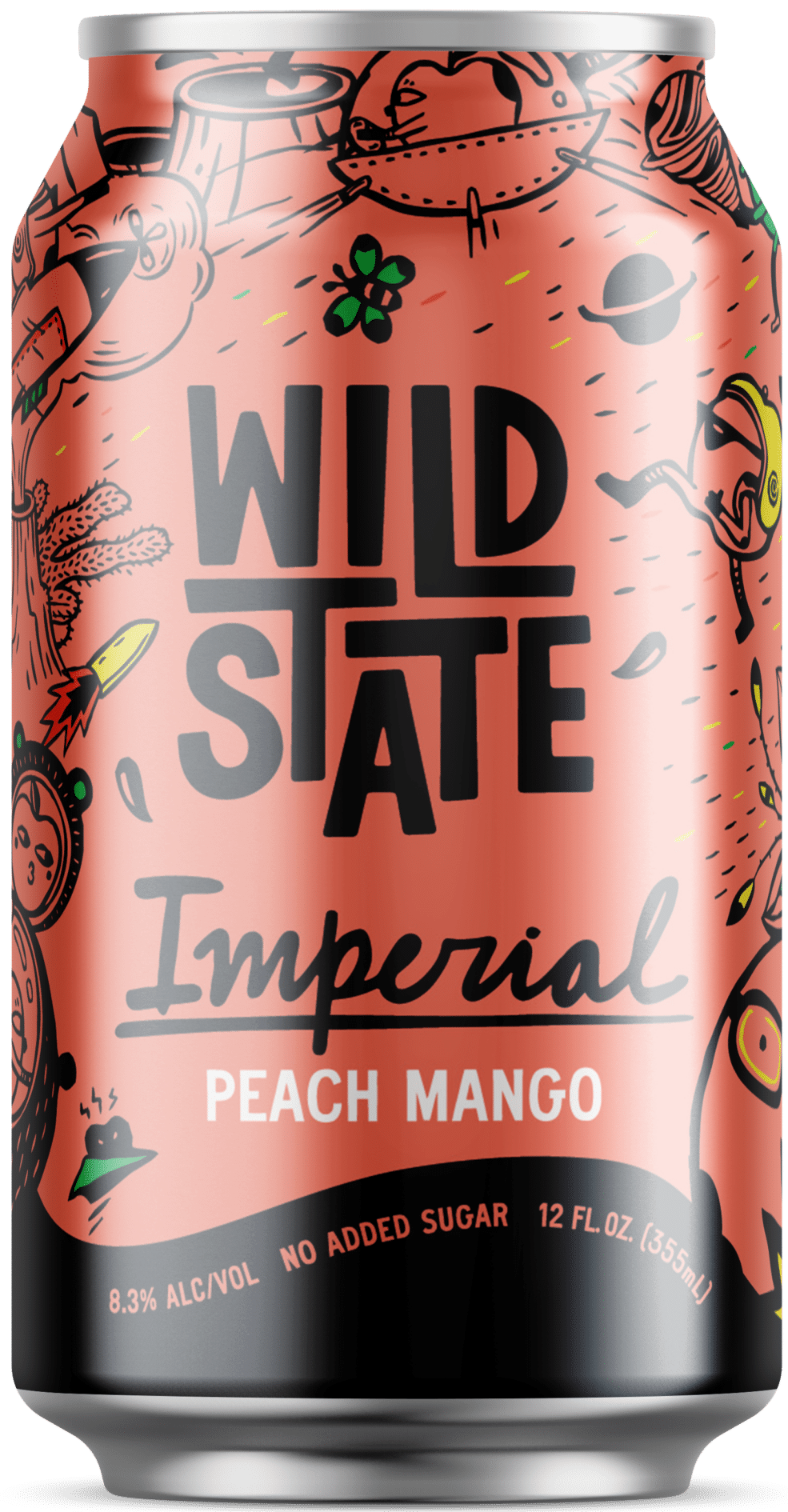 Imperial Peach Mango Wild State Cider
